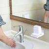 Bathroom Soap Grinder Wall Mounted Soap Holder with Presses Box Hollowed Bottom Soap Case for Shower Kitchen Draining Rack