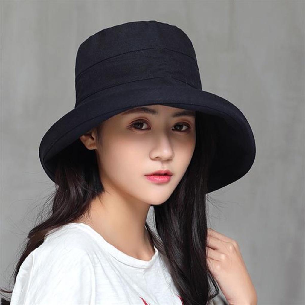 Maybin Summer Bucket Hat (Black) / Women's Bucket Hat