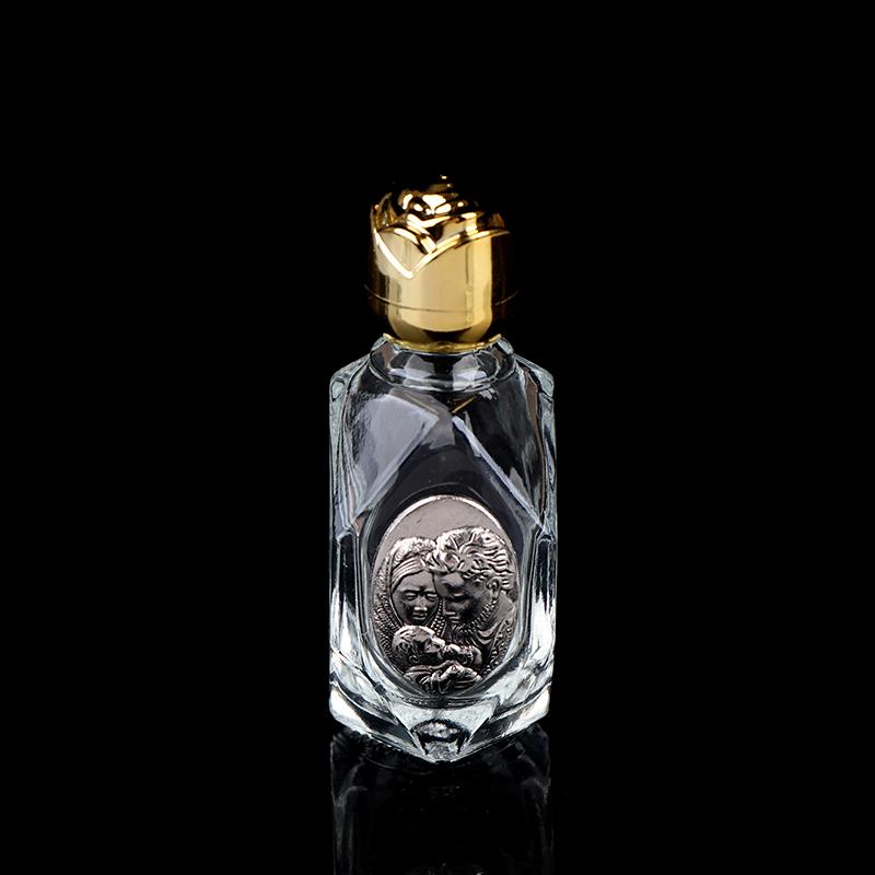1 Stück tragbare katholische Weihwasserflasche Goldene christliche Jungfrau Skulptur Flasche Weihwasserflasche zur Aufbewahrung von Weihwasser