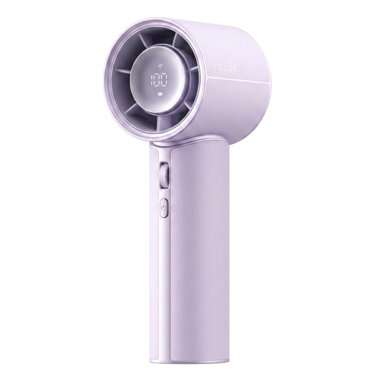 Japan Select Lavender Jisulife Handy Fan Pro1 Mini 30 Hours Long Battery Life Roller Airflow Adjustment Portable Fan Handheld Fan Charging Desktop Fan Portable
