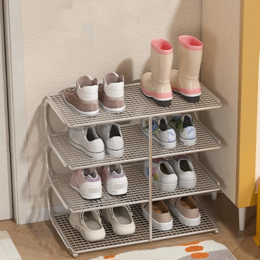 Large Capacity Multi-layer Shoe Rack Iron Shoe Organizer Multi-functional Kitchen Shelf Bedroom