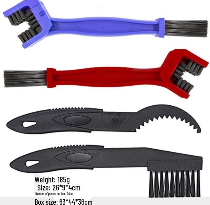 Portable Mountain Bike Chain Cleaner & Maintenance Brush Kit