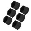 20pcs 21mm Nut Car Wheel Auto Hub Screw   Anti Theft Cover   Black