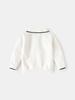 Girls' Korean Style Knit Polo Collar Sweater Pullover - Solid Color, Versatile Half-Button Design