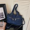 Vintage Denim Tote Bag Women Shoulder Bag Handbag