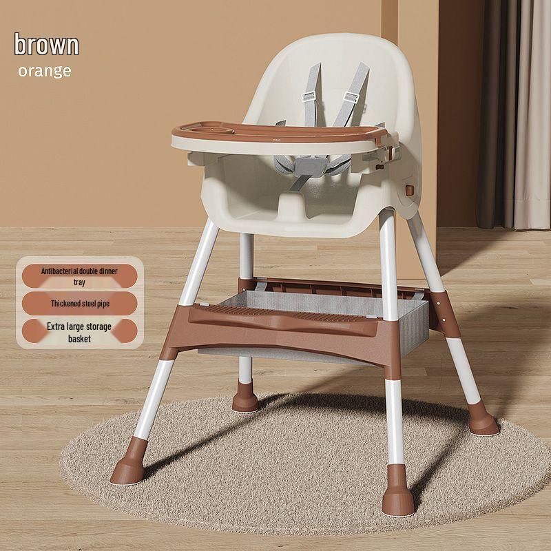 Foldable Multifunctional Baby High Chair - Portable Infant Dining & Activity Seat