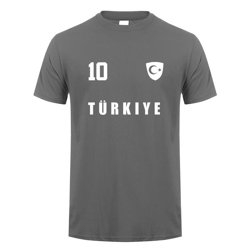 Turkey Footballer T Shirt Summer Cool Unisex Cotton Short Sleeve Turkey Tshirts Gift Unisex Tee Tops OT018