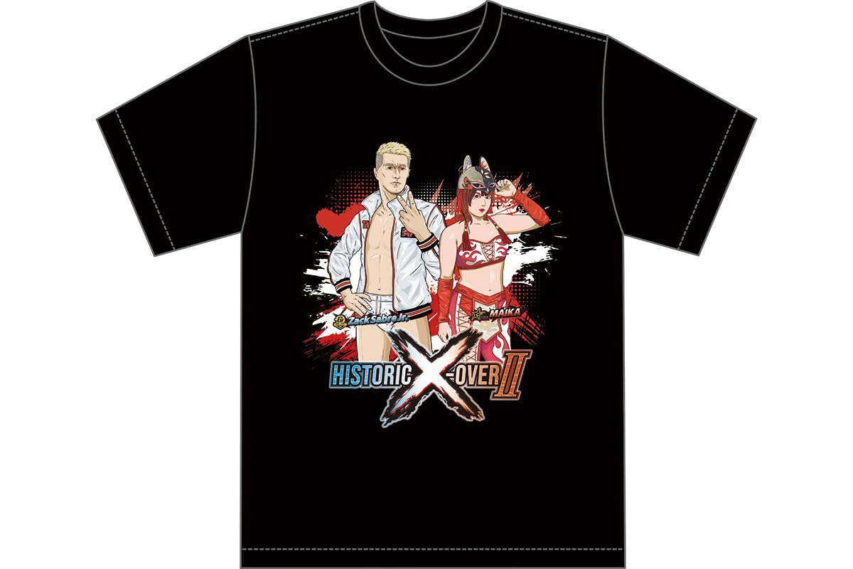 

New Japan Pro-Wrestling Zack Sabre Jr. & Maika Historic X-over T-Shirt, Size 2, Medium, 6068102776
