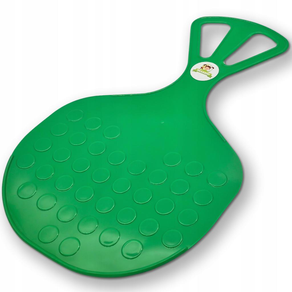 Ślizg Na Śnieg Jabłuszko Do Zjeżdżania Sanki Xxl 58 Cm Solidne Zielony