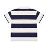 Kangol Kids Coolmax Pique STripe Collar T shirT Navy Sb 0003