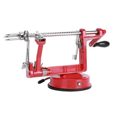 Multifunction Stainless Steel Manual Apples Peeler Potato Fruit Vegetable Corer Kitchen Supplies Red