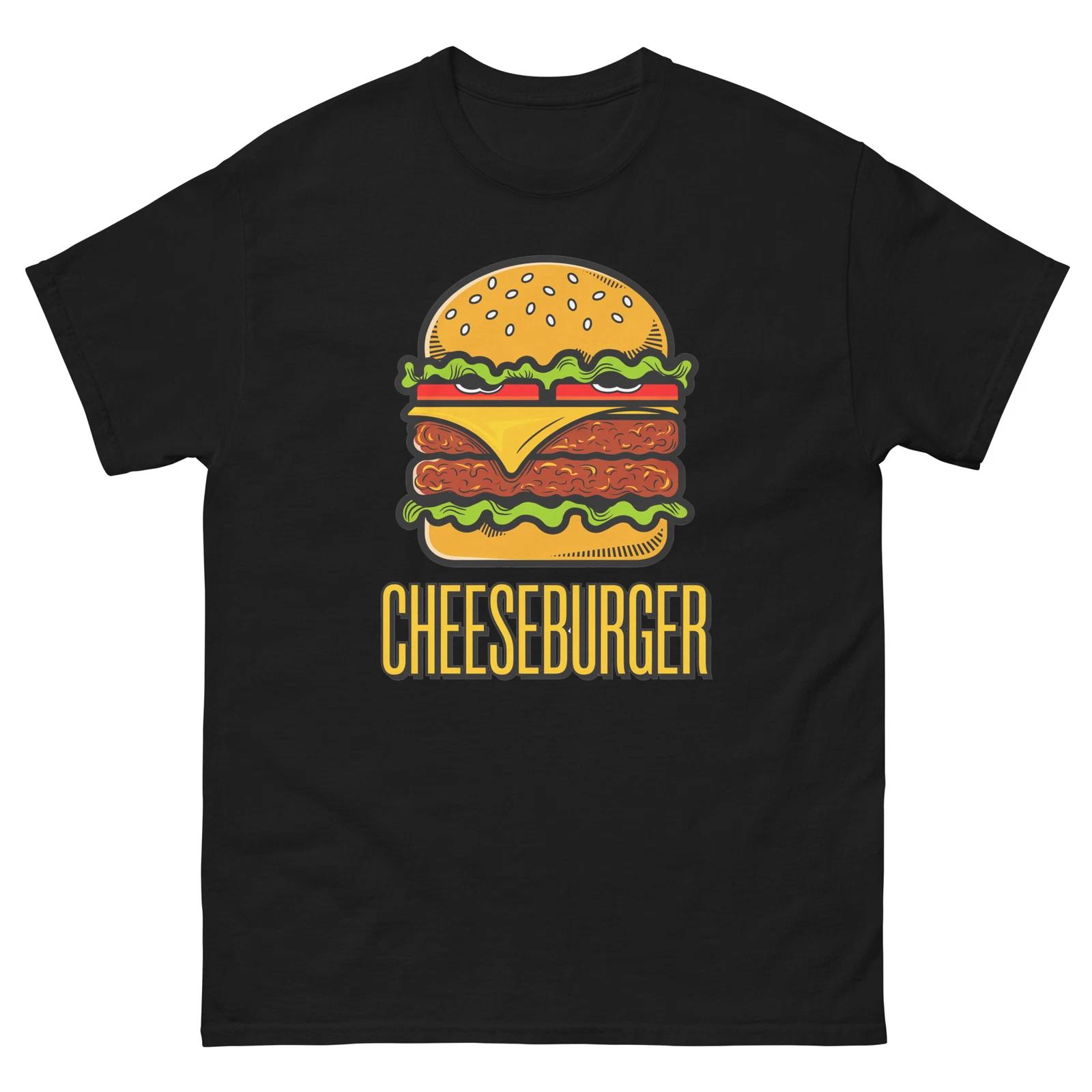 

Cheesburger Lover Food Image Cartoon Funny T-Shirt Shirt 2XL