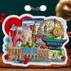 3D PVC Landmark Refrigerator Magnets