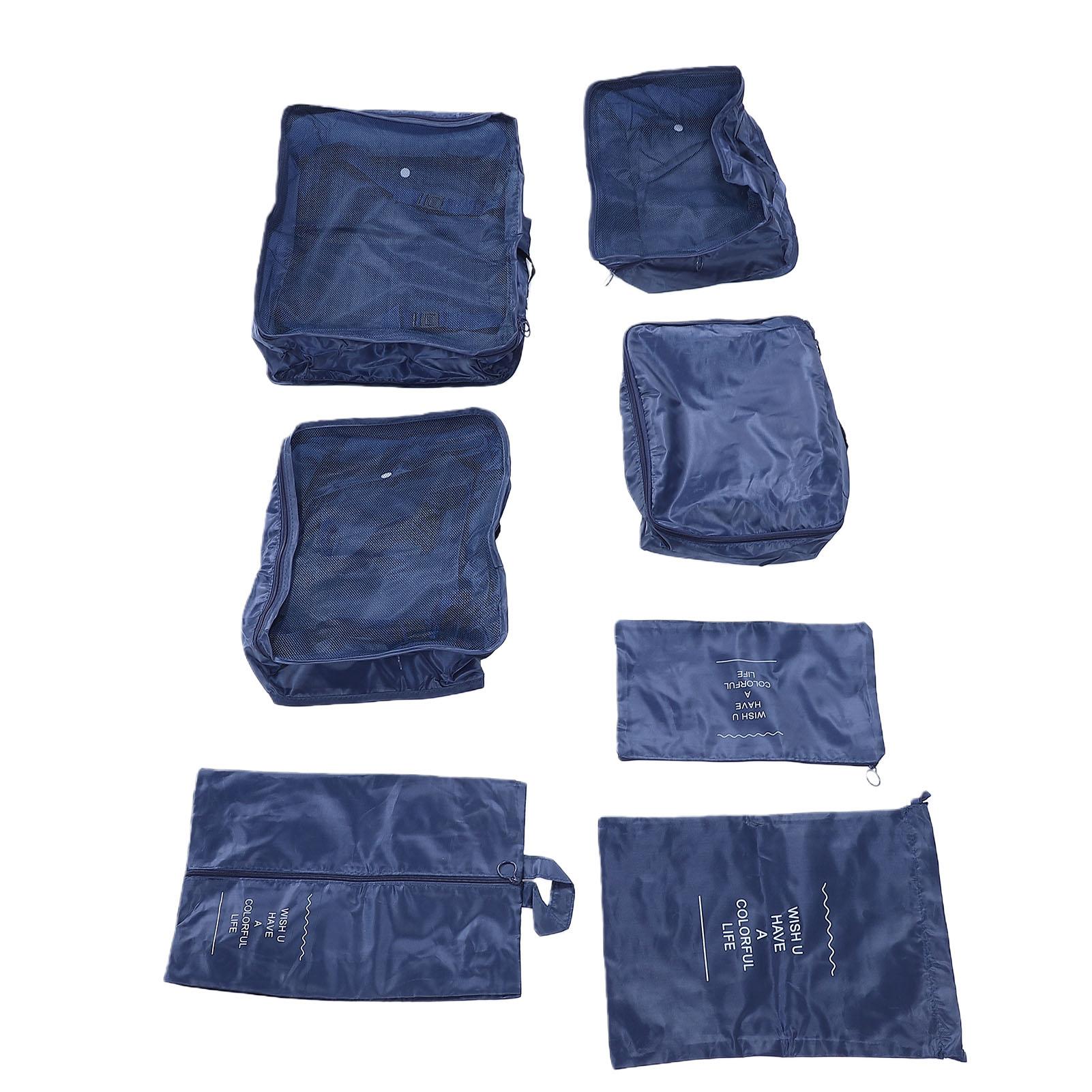 

Packing for Travel Polyester Luggage Clothing Packing s with Shoe Bag Drawstring Bag for Suitcase Closet