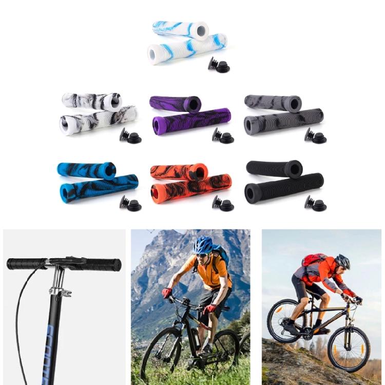 Rubber Bicycles Handlebar Grips Bike Handle Grips for Mountain Road Bike Scooter