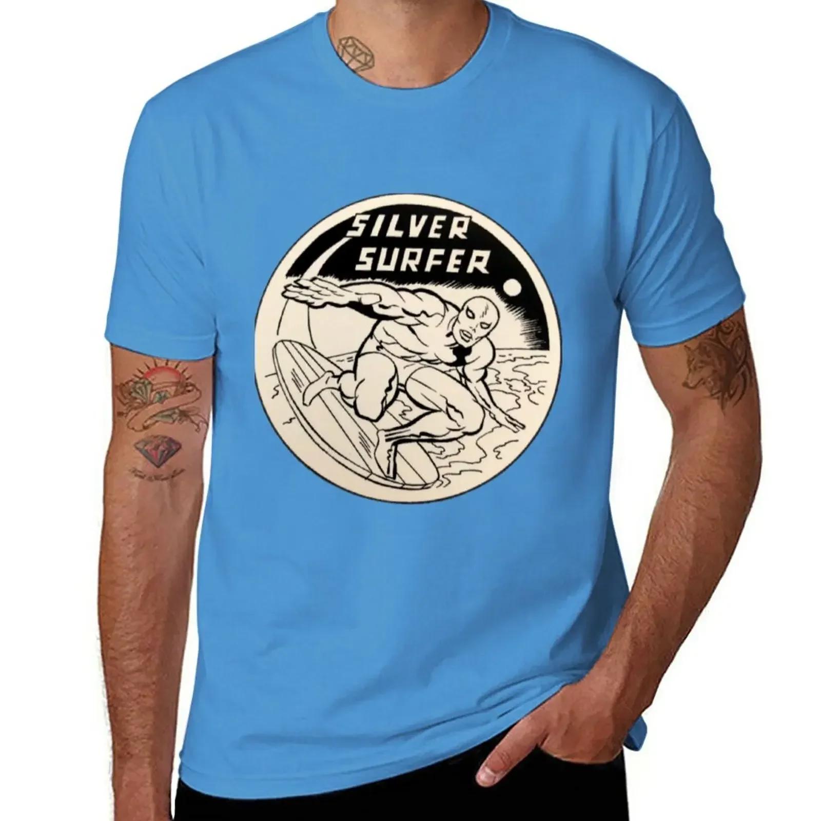 Silver Surfer TShirt kawaii clothes anime clothes funny t shirts for men S