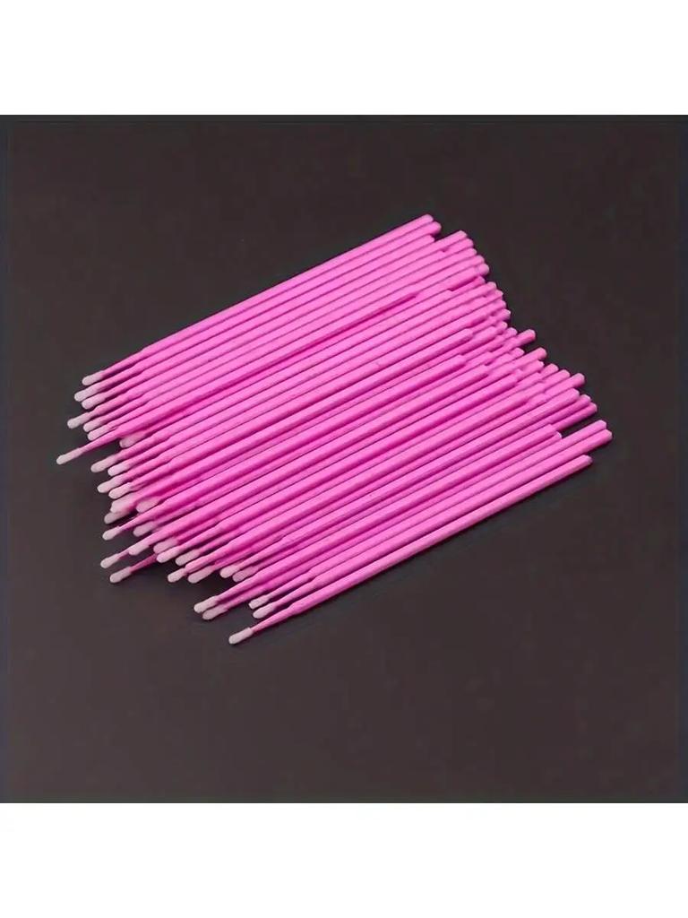 100pcs/Lot Eyelash   Applicators Microblade Makeup Micro Brushes Tool Extension Cleaning Swabs Lash Lift Glue Remover