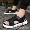 For Fashion and Leisure Open-toe Breathable Beach Velcro Foreign Trade Men's Drag Cool Beach Shoes Wholesale