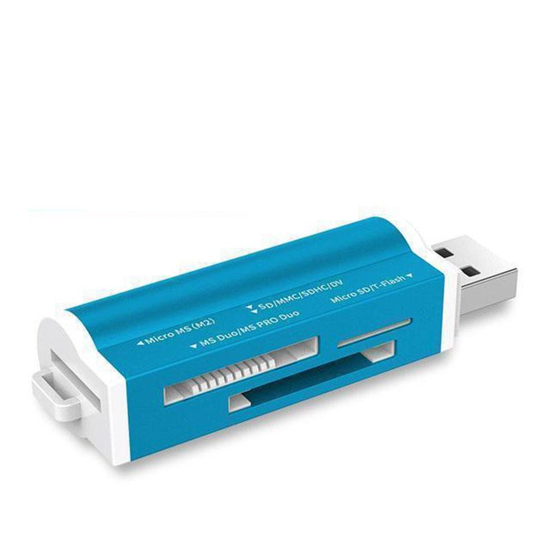 Mini USB 2.0 Card Reader for MS M2 PRO DUO Micro SD/TF SDHC MMC DV Phone Camera Memory Card Writer Extend for Laptop PC Adapter
