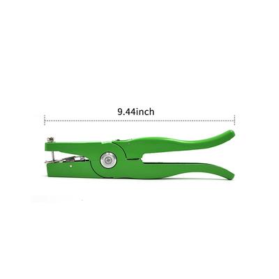 Ohrmarkenzange, Ohrmarkenwerkzeug für Nutztiere, Zangen-Applikator, Tagging-Tagger-Punch, Aluminium