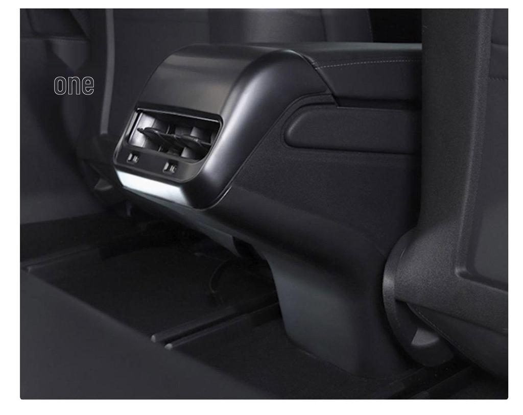 Tesla Model 3/Y Rear Armrest Air Vent & Anti-Kick Panel Protector