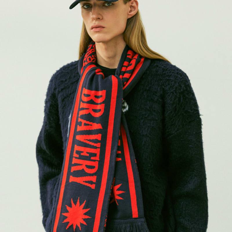 

KND WFTB PAISLEY FOOTBALL MUFFLER NAVY FREE