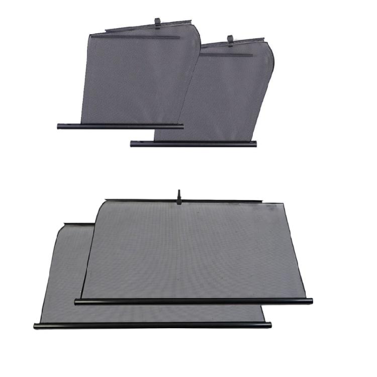 Adjustable Quick Roll Up Car Window Shade Antislip Heat Insulation Design Perfect For Short Distance Driving Pack Of 2