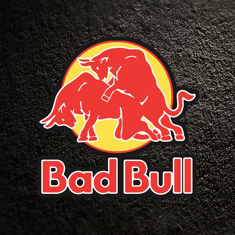 Red Bull Red Bull Car Motorcycle Stickers Covering Scratches On the Desktop, Luggage Box, and Computer Case - Red Bull Funny Stickers