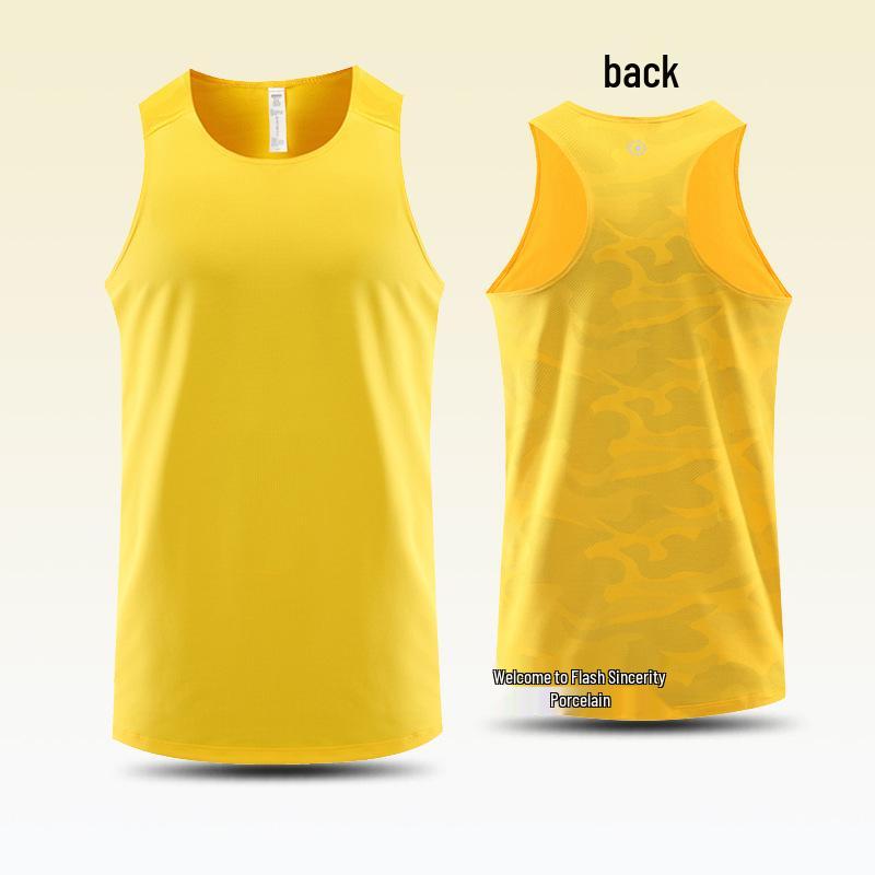 Unisex Quick-Dry Marathon Tank Top & Shorts Set for Summer Athletics