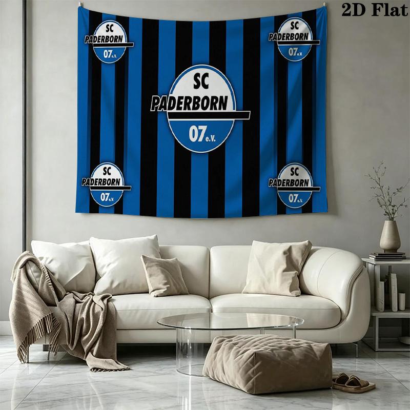 SC Paderborn 07 Wall Tapestry Aesthetic Wall Hanging Printed Fabric Blanket Decorative Tapestries for Bedroom Living Room Home Decor
