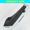 2Pcs L+R Front Fender Cowl Side Corner Seal Trim Auto Hood Sealing Strip Rubber Part Set for Toyota RAV4 2013 2014 2015 2016 2017 2018 53866-0R030