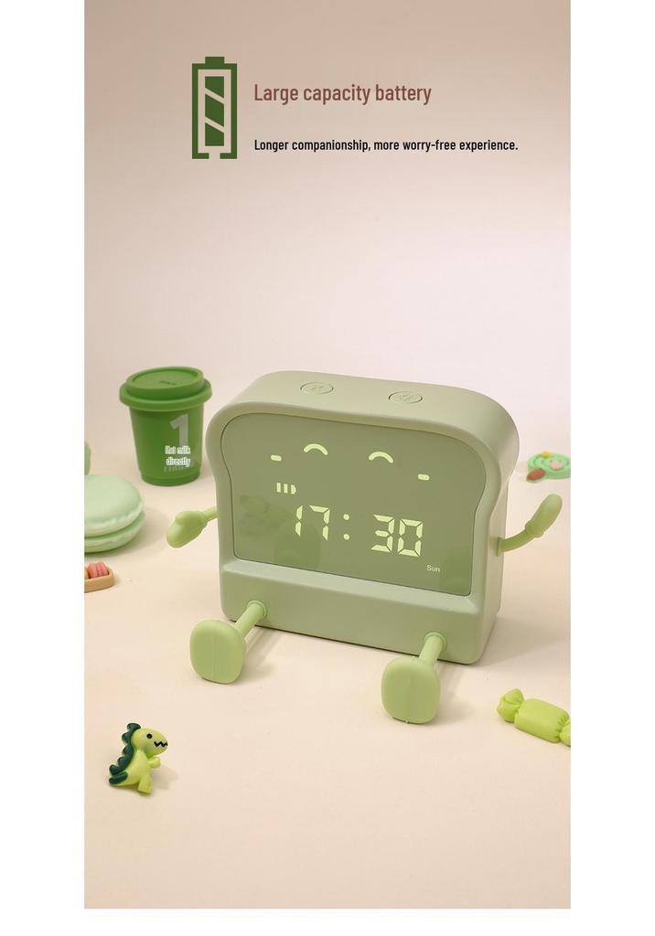 Multifunctional Smart Alarm Clock with Night Light and Countdown for Students and Kids