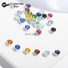 Round Claw Zircon Crystal DIY Jewelry Accessories for Bracelets, Necklaces, Wedding Dresses, and Dance Costumes
