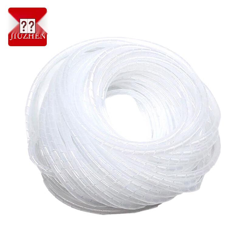 Jiuzhen PE Cable Management Spiral Wrap 4mm Dia, 20m Length (10-pack) белый