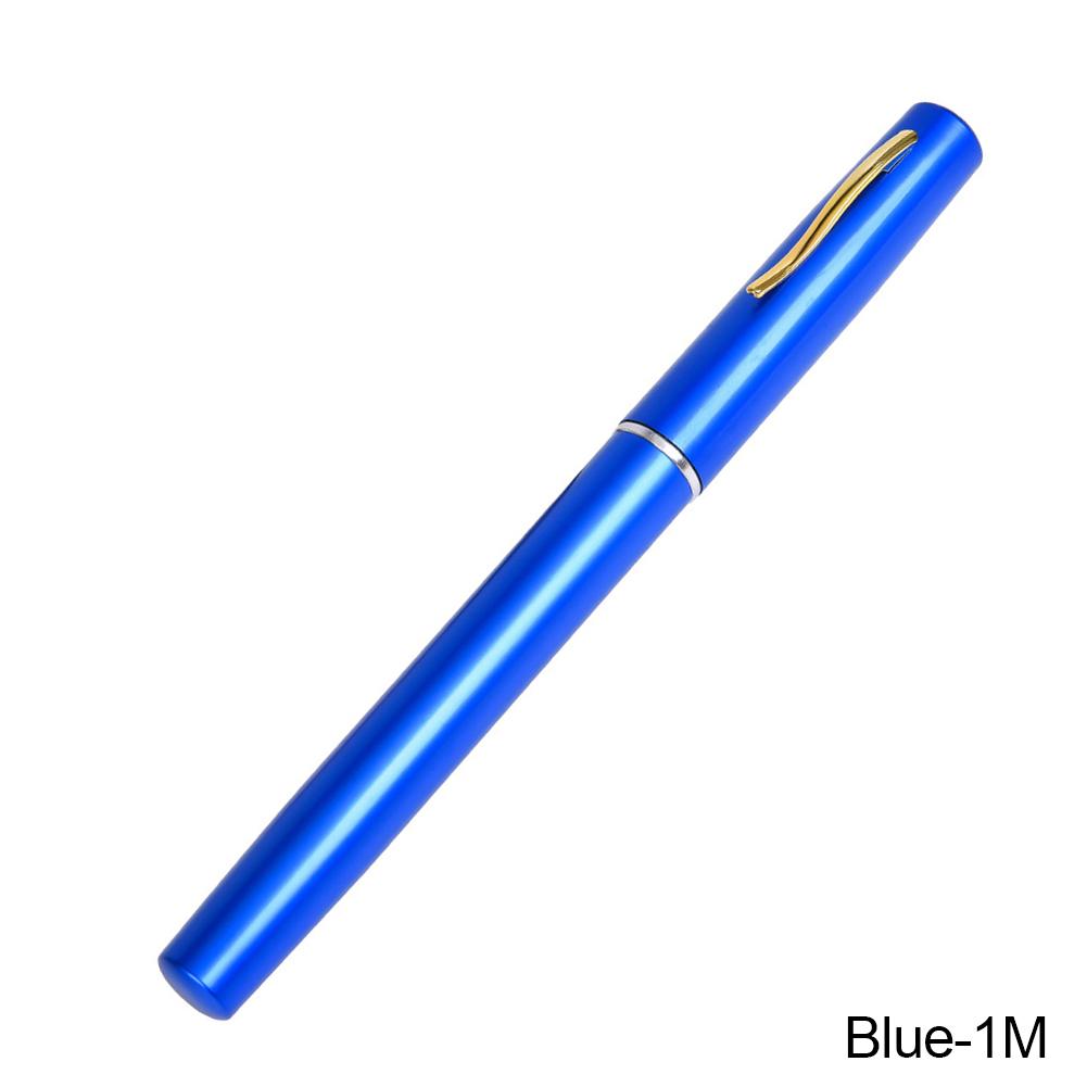 1M Mini Pen Fishing Rod with Drum Wheel Retractable Pocket Ice Fishings Pole Ultra-Light Portable Long Casting Raft Fishing Rod