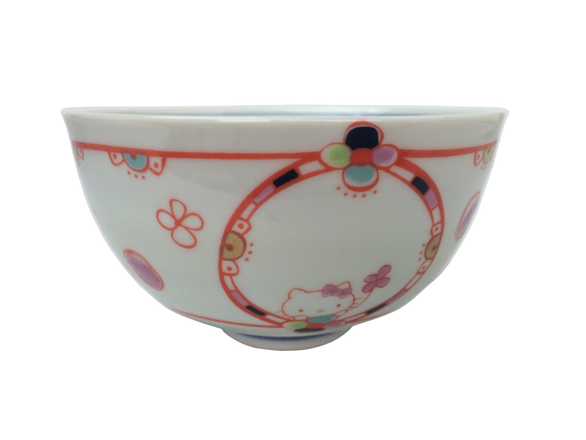 

Maruzen Iwata Shoten Flower Balloon Hello Kitty Bowl KM-02