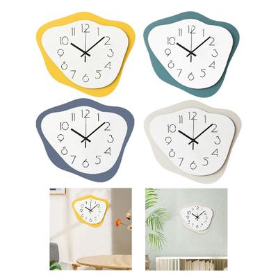 Hanging Clock Office Modern Ornament Wall Art Decor Acrylic Wall Clock for Dining Room Classroom Housewarming Bathroom Party