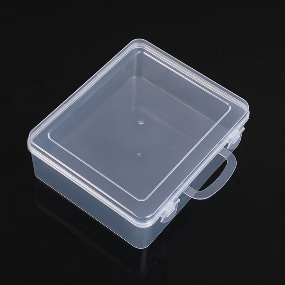 Quadratischer Schmuckperlenbehälter, transparente Verpackungsboxen, Elektrowerkzeughalter