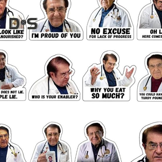 12Pcs Doctor Fridge Magnet Weight Loss Guideline Sticker Motivational Diet Helper Microwave Oven Whiteboard Refrigerator Magnet Home Office Kitchen