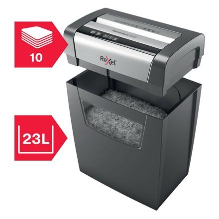 Rexel Momentum X410 Aktenvernichter, 10 Blatt, 23l Behälter