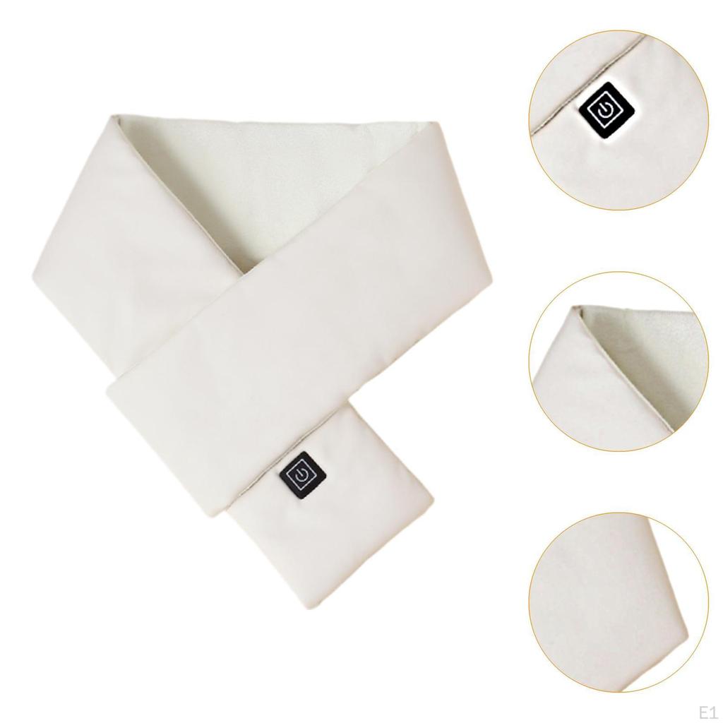 Heated USB Neck Scarf Neckerchief Warmer,Comfortable Shawl,Warm Wrap,Neck Heating Pad for