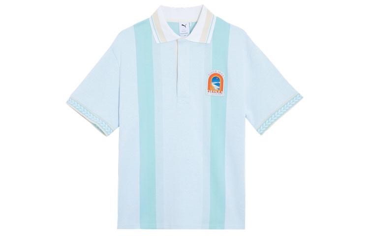 PUMA APRÈSCOURT APRES COURT SHORT SLEEVE Polo Shirt Unisex White 628233-02 L
