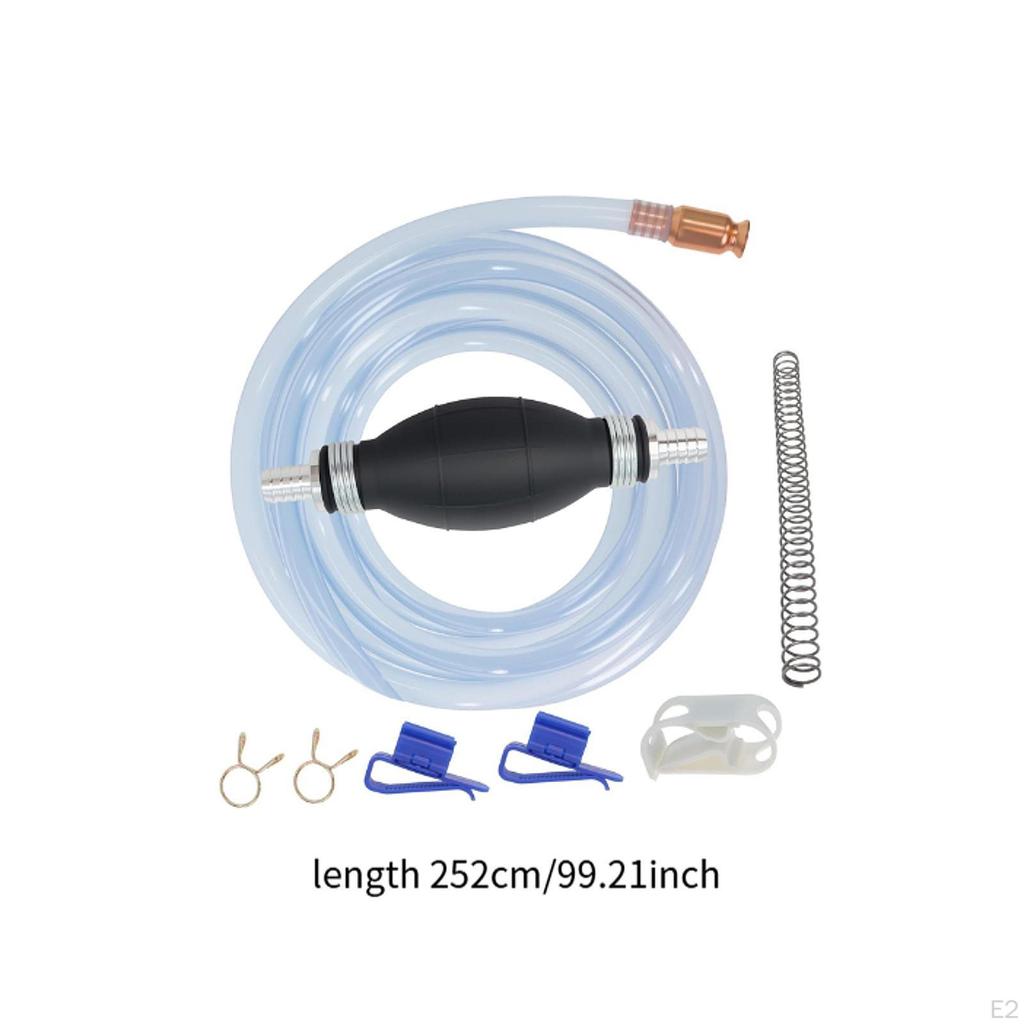 Siphon Hose Kit with 8.3ft 5/8'' Easy To Use Multifunction Pump Assembly for Water
