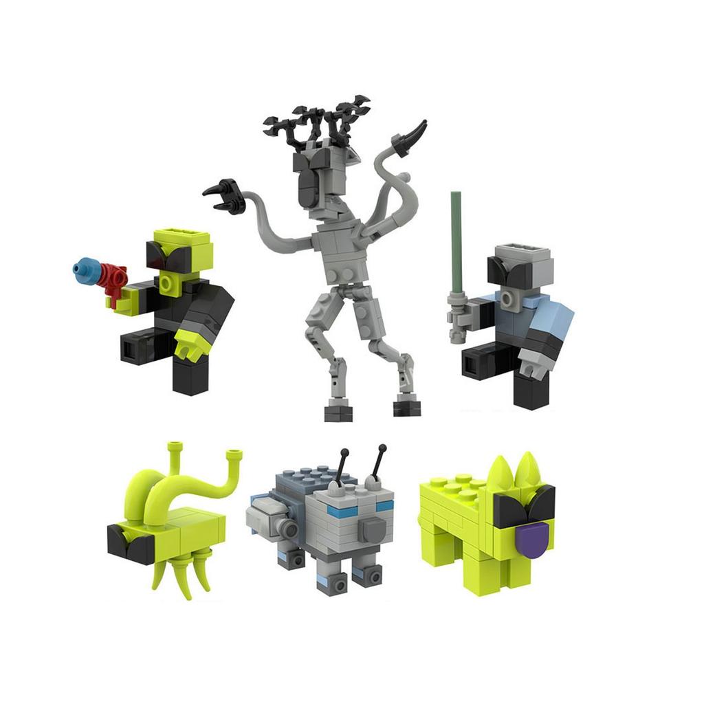 99 Night Forest Monster Building Blocks Toy Assembly Model Decorative Ornaments Puzzle Toys hand-made Halloween Christmas Gifts