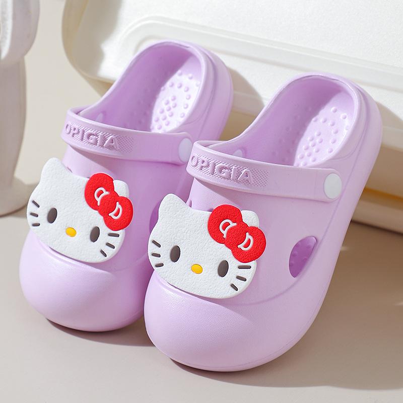 2026 New Cute Non-slip Closed-toe Cartoon Beach Slippers for Girls and Babies