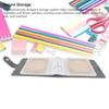 Plant Sample Organizer PU Leather Book and 50 Resealable Kraft Paper Envelopes for Vegetable Flower 