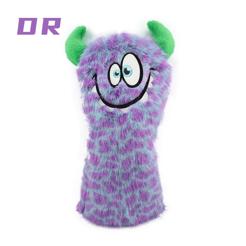 Monster 4-teiliges Golfschlägerhauben-Set für Hybriden, Fairwayholz, Driver (460cc, 440cc), Wasserdichte, Einzel-Schlägerhaube