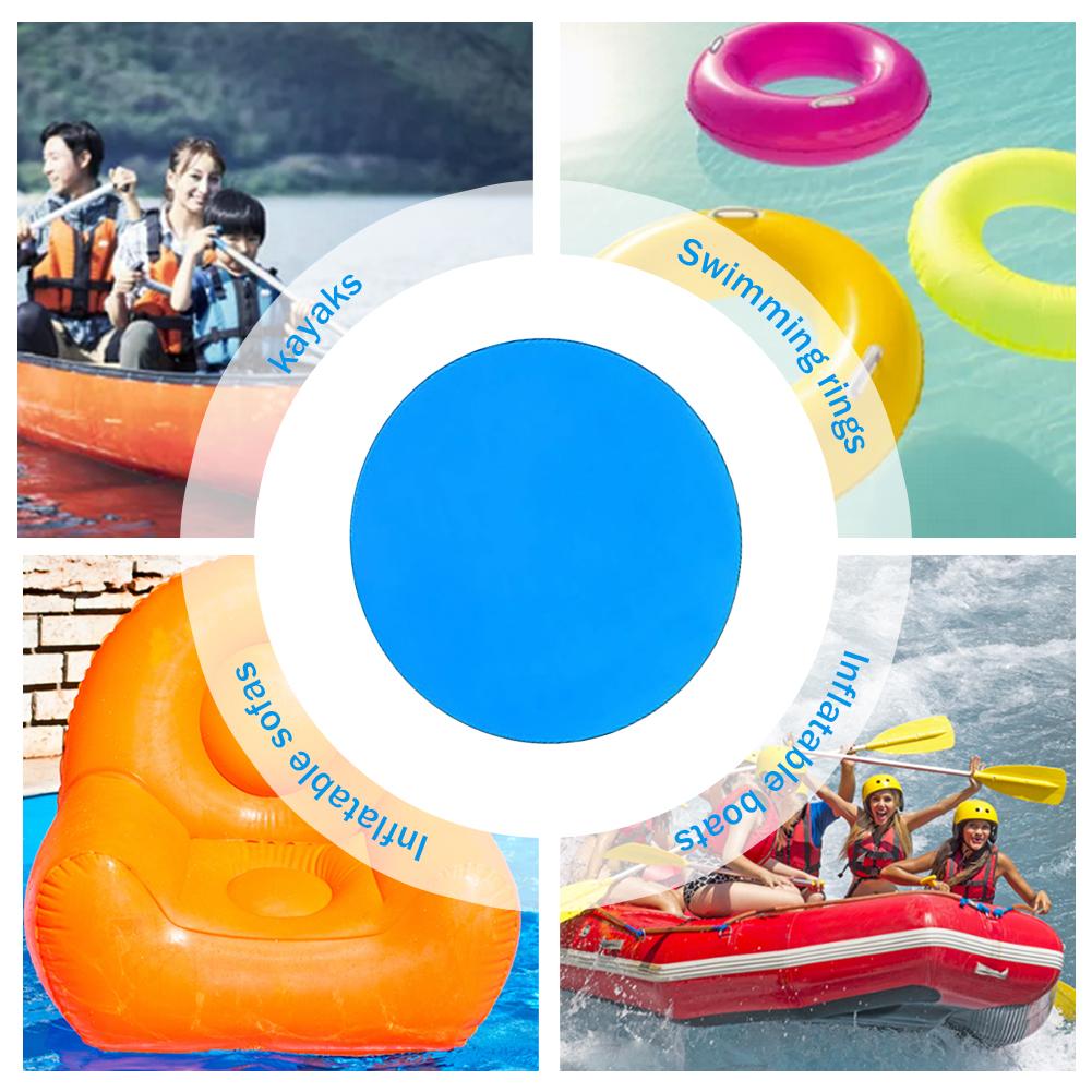 10pcs Underwater Repair Patches Self-Adhesive PVC Pool Repair Kit Multifunctional Wear-Resistant Household Accessories