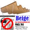 Telescopic Outdoor Awning Beige Wave Sunshade Net Terrace Pergola Sun Canopy Retractable Swimming Pool Shading Sail