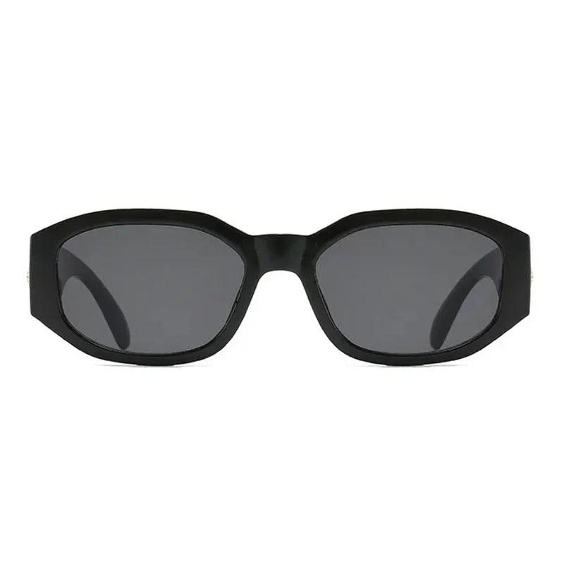 Occhiali da Sole Quadrati Vintage Donna Uomo Moda Retro Occhiali da Sole Specchiati Plastica Punk Oculos De Sol Marca Designer